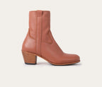 Stiefeletten Gisèle - Weiches Leder Cognac - Damen