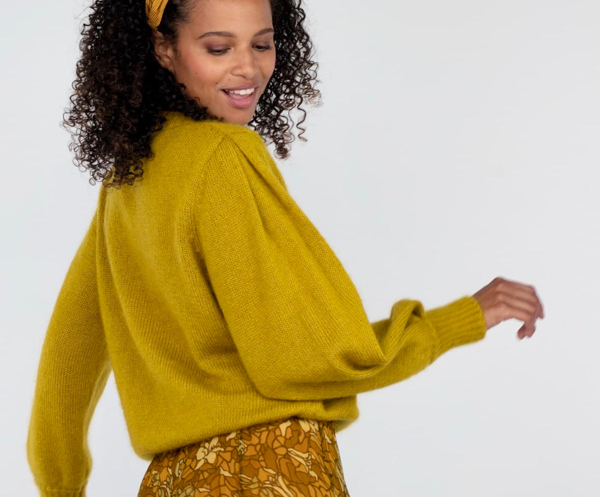 Pull Alix Mohair Et Soie Palmier