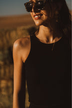 Vest Top Agnès Noir