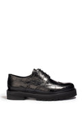 Anaki - Derbies Hélène Croco Noir