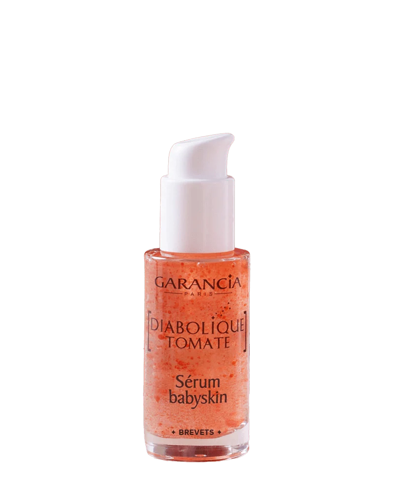 produit diabolique tomate, sérum babyskin sans fond