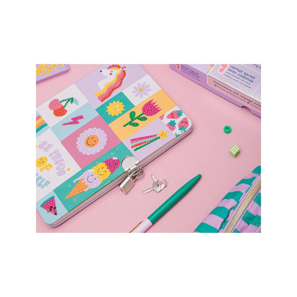 Kit Créatif Diamond Painting Kids - Carnet Secret