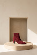 Bottes Dina - Burgundy Croco
