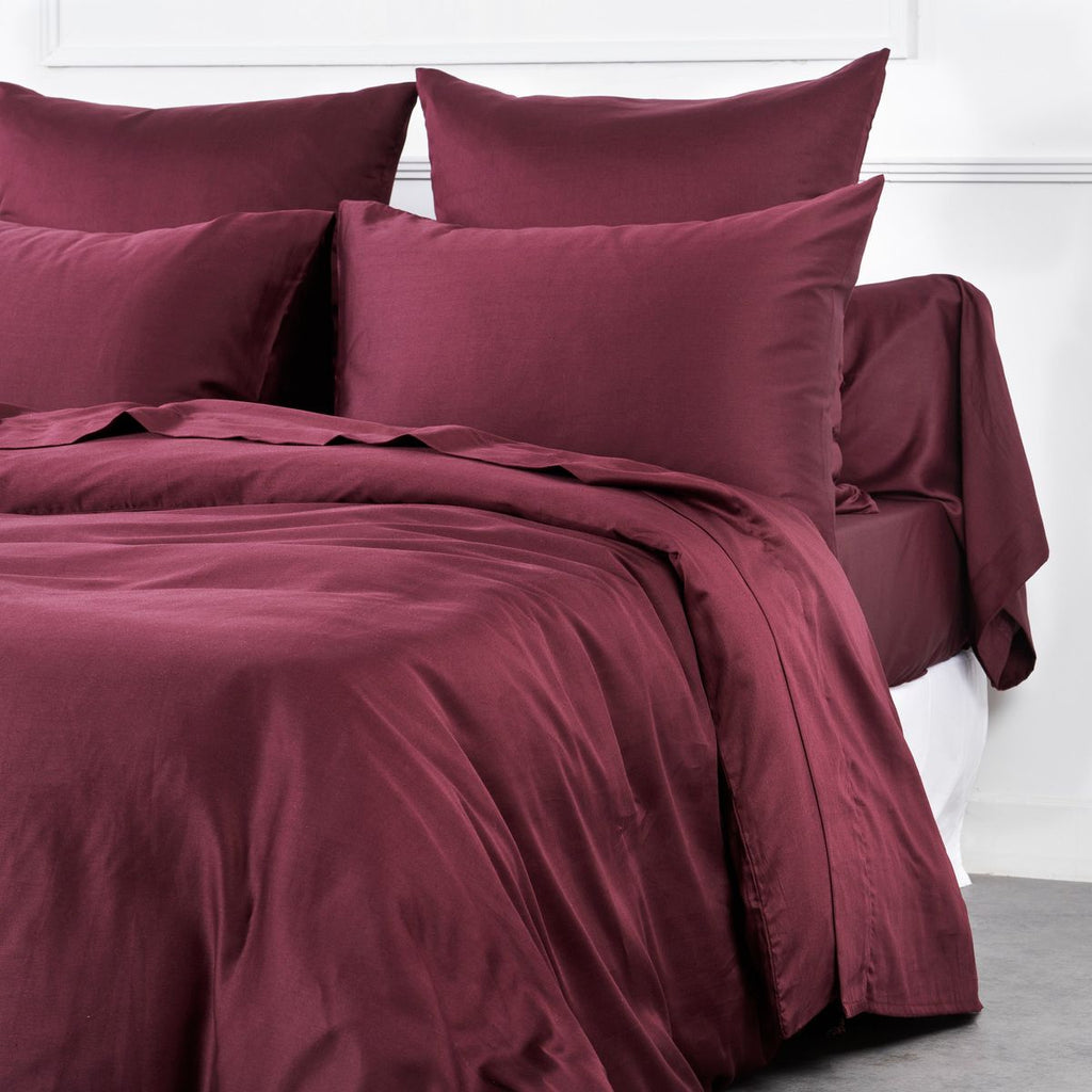 Douce Nuit - Drap Housse - Prune