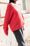 DOUCEUR Coral - Loose sweater