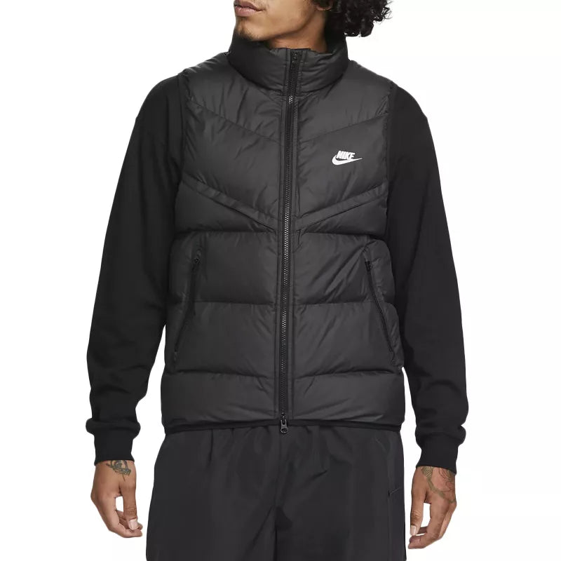 Chaqueta de plumas Storm-Fit Windrunner sin mangas - Negro