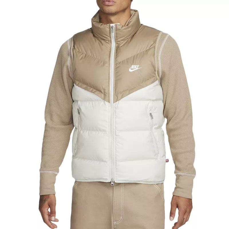 Storm-Fit Windrunner Sleeveless Puffer Jacket - Beige