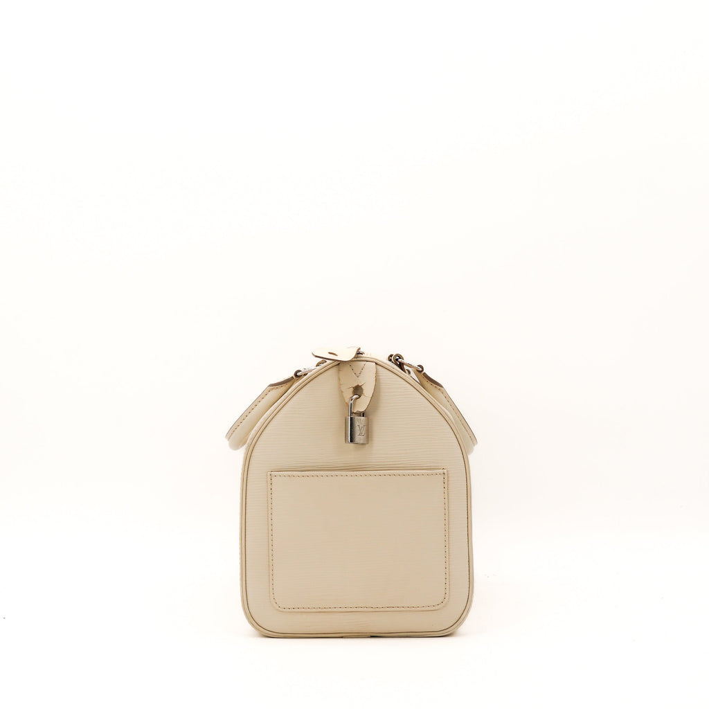 Le Speedy 30 Épi Blanc Louis Vuitton