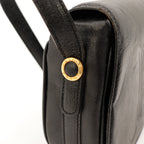 La Sacoche Triomphe Cuir Noir Céline