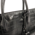 Le Sac De Jour Saint Laurent Embossé Crocodile