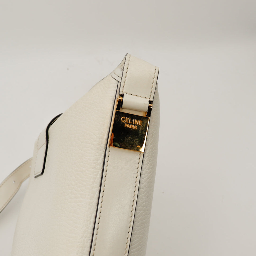 Le Seau Céline Cuir Blanc