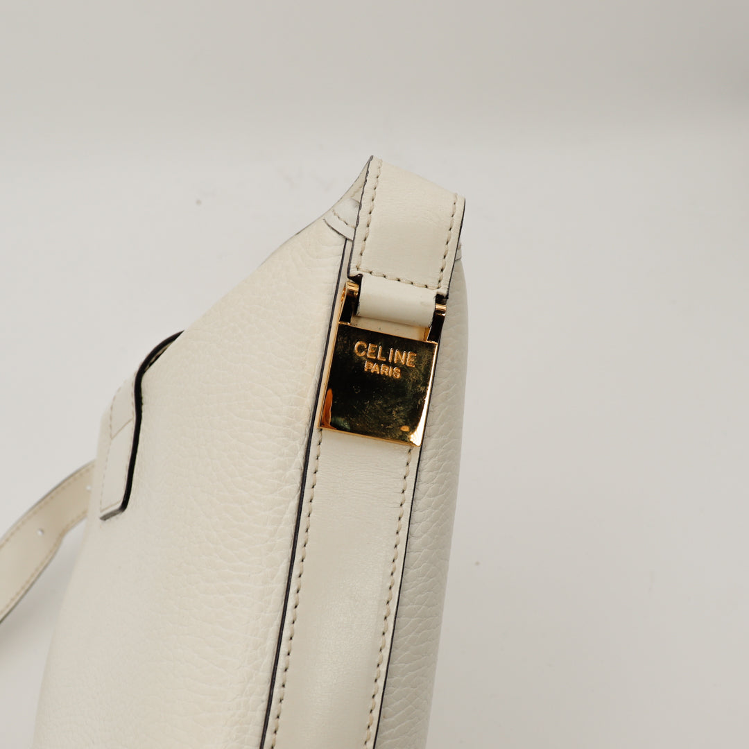Le Seau Céline Cuir Blanc
