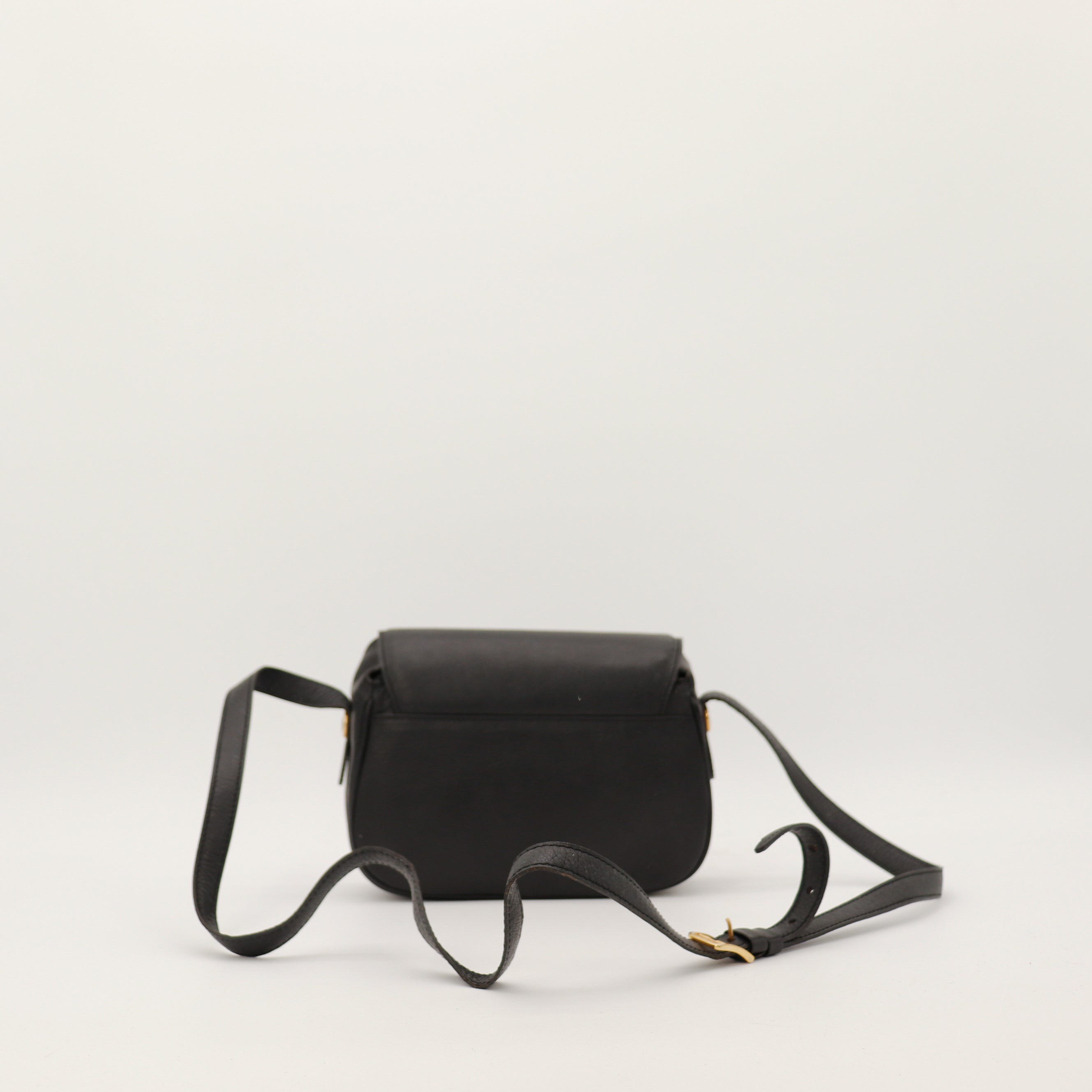 La Sacoche Triomphe Cuir Noir Céline