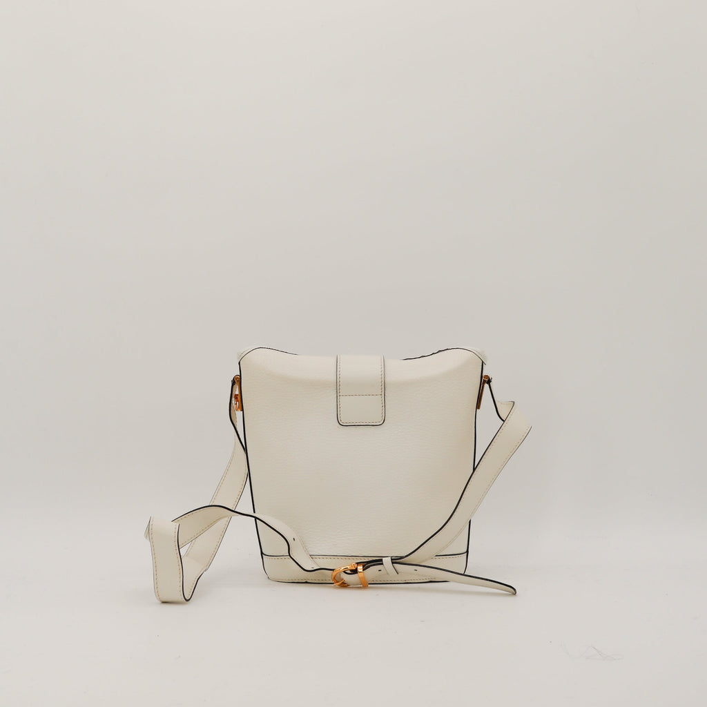 Le Seau Céline Cuir Blanc