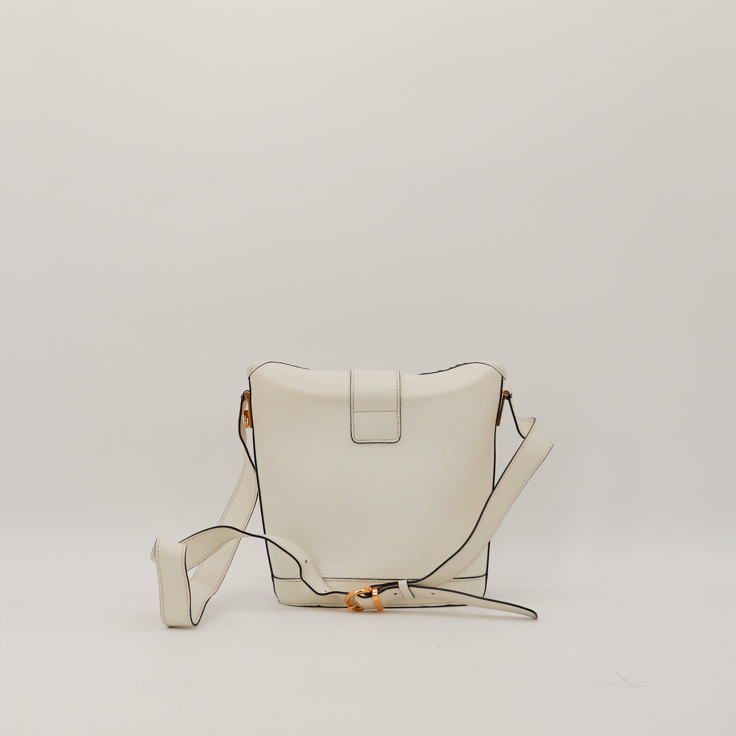 Le Seau Céline Cuir Blanc