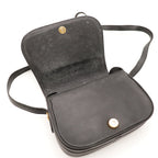 La Sacoche Triomphe Cuir Noir Céline