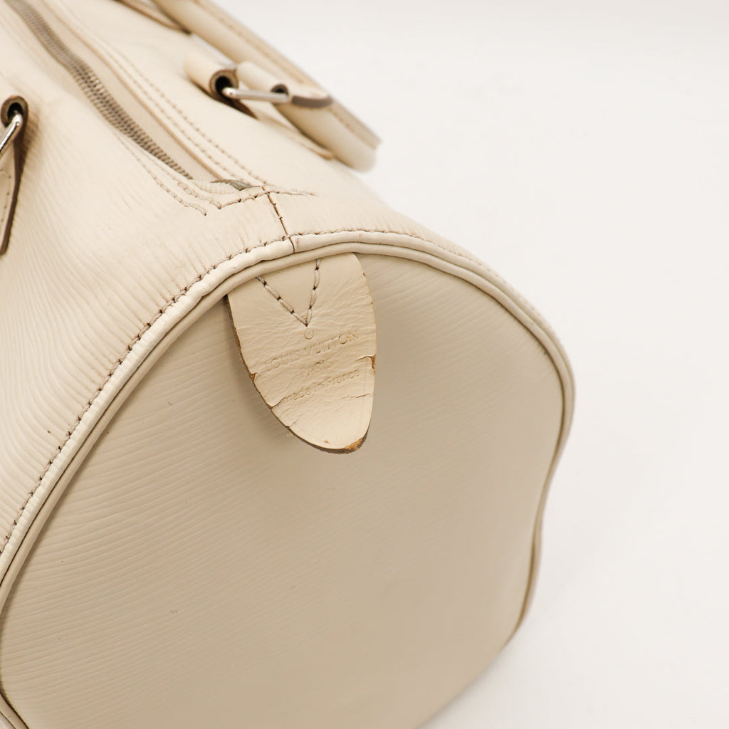 Le Speedy 30 Épi Blanc Louis Vuitton