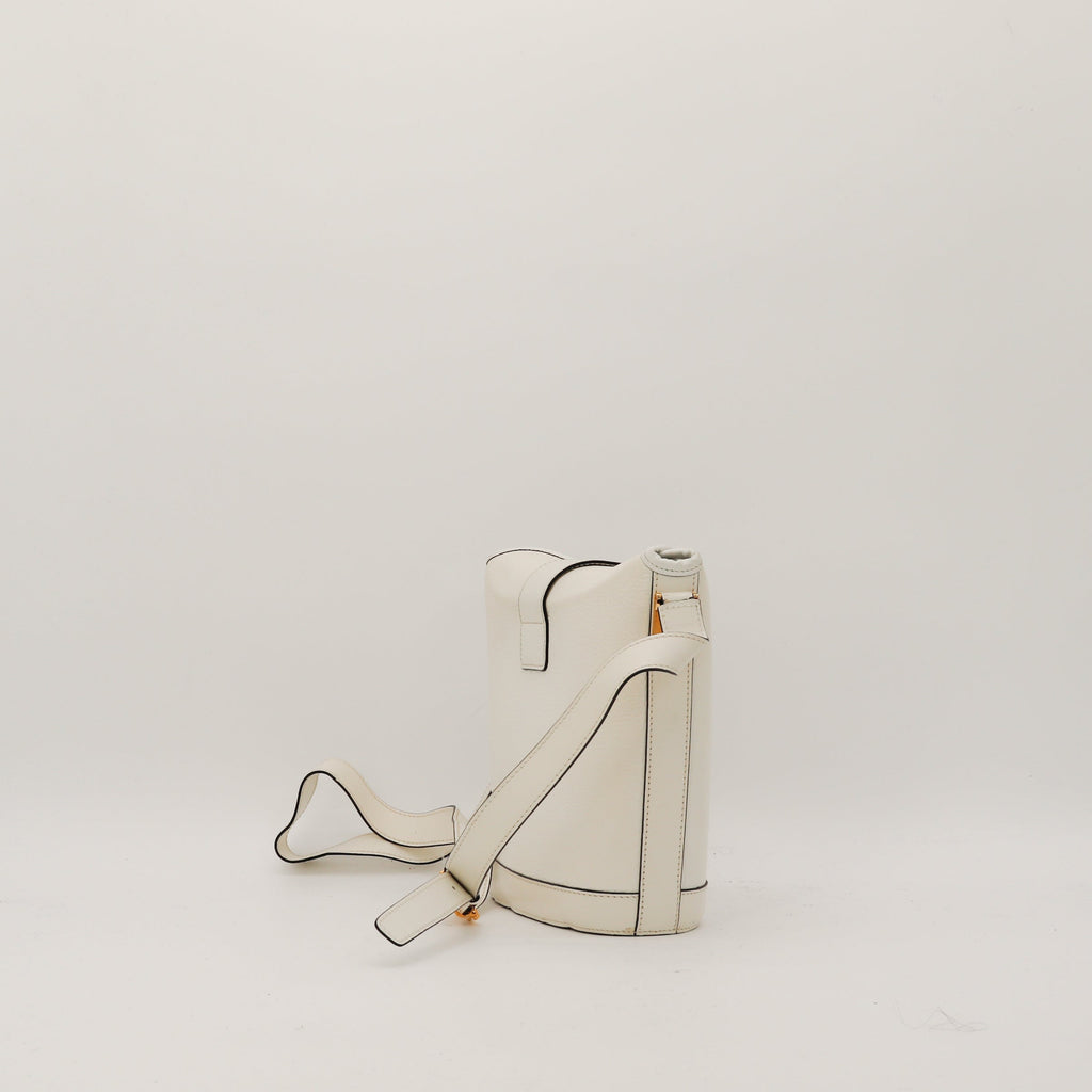 Le Seau Céline Cuir Blanc