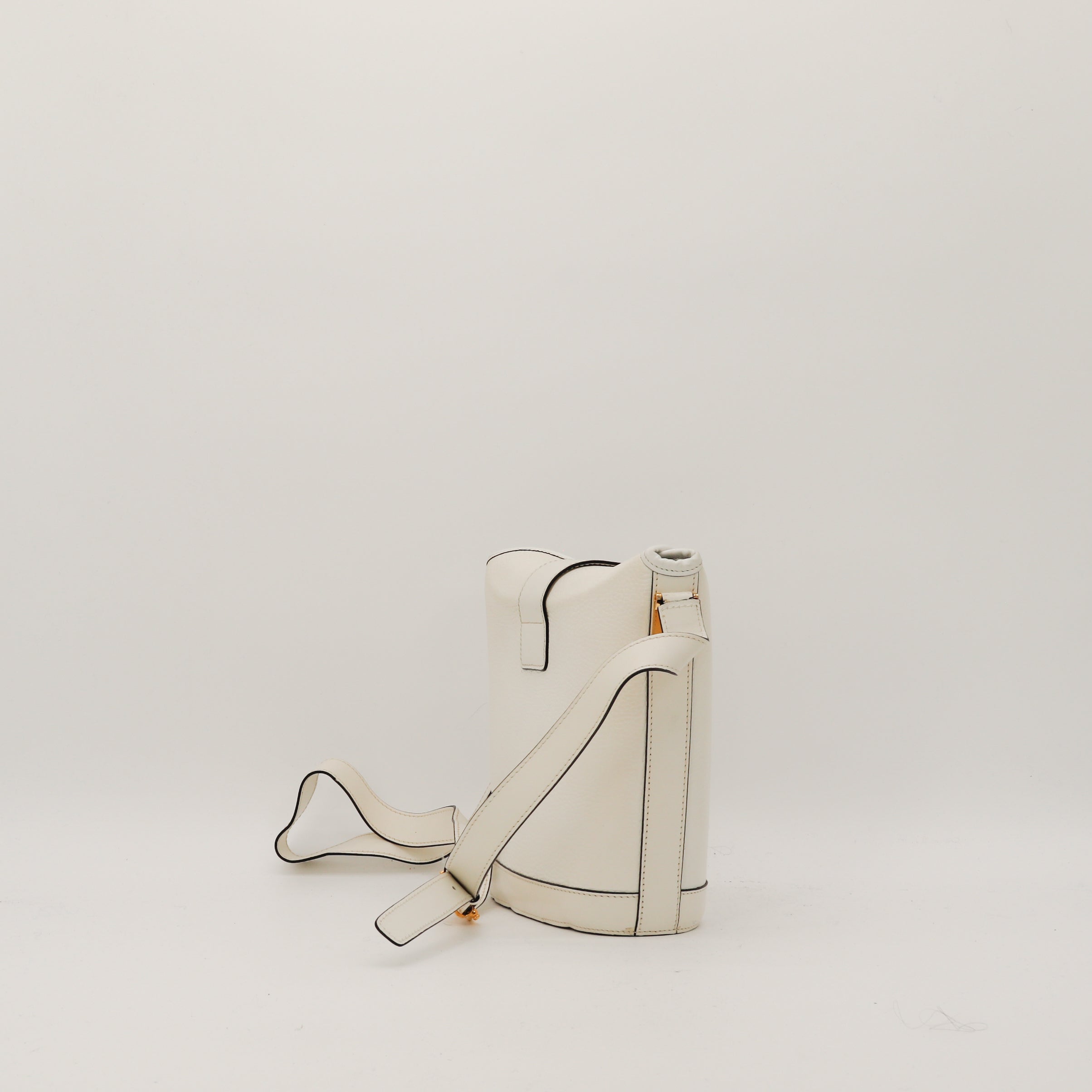 Le Seau Céline Cuir Blanc