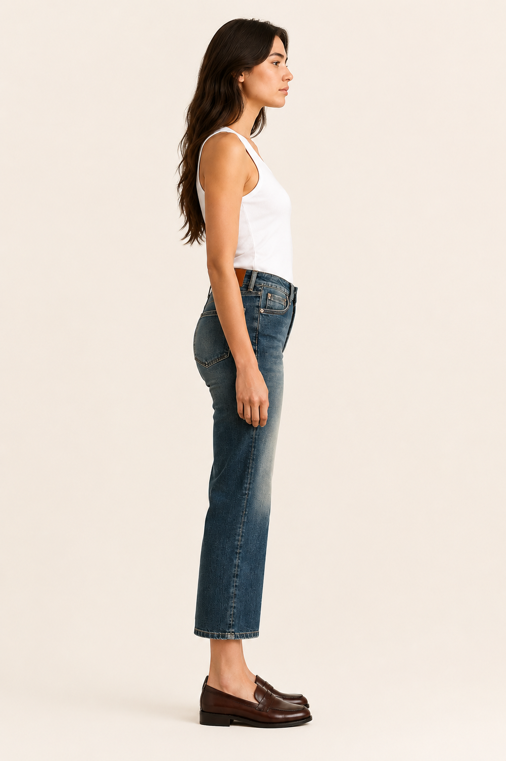Jeans Louvre Monaco - Blue - Lavaggio Vintage