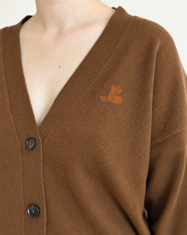 Sweter Latin - Orzechowy