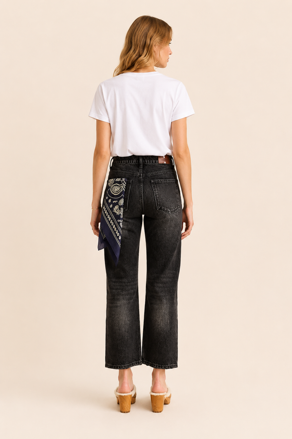 Jeans Neuilly Arizona Black - Svart - Tina Wash