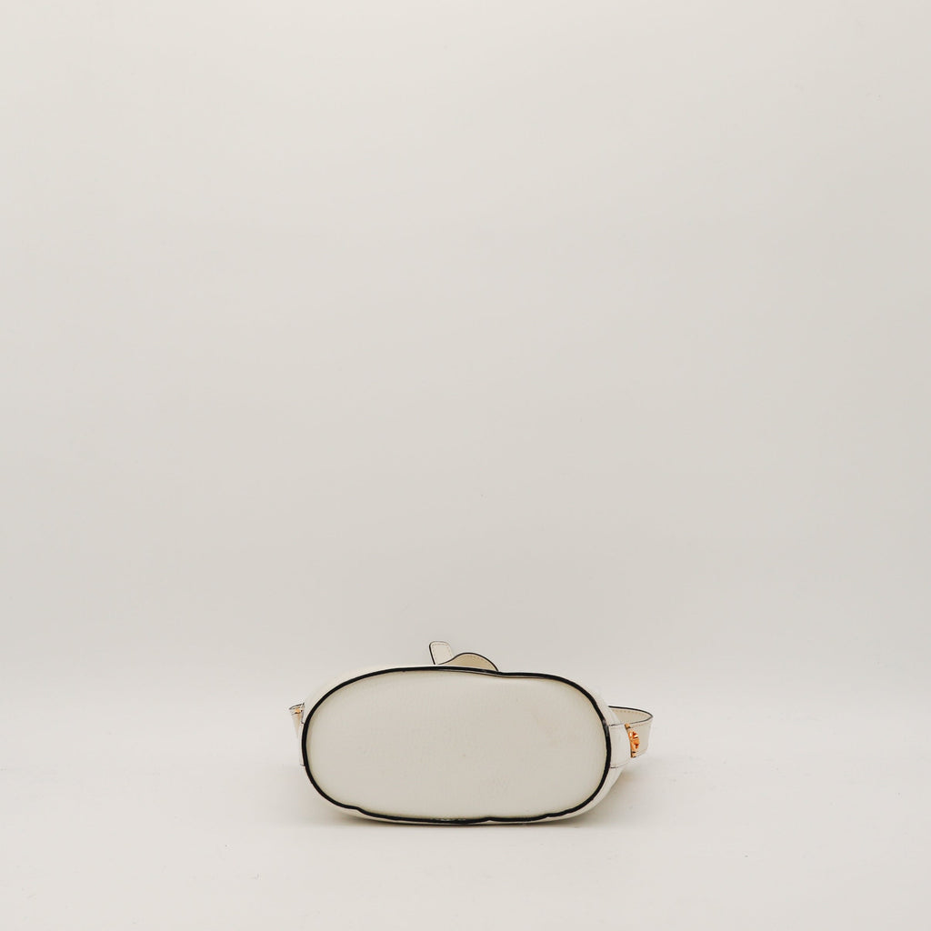 Le Seau Céline Cuir Blanc