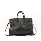 Le Sac De Jour Saint Laurent Embossé Crocodile