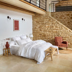 Gaze De Coton - Drap Housse - Ivoire