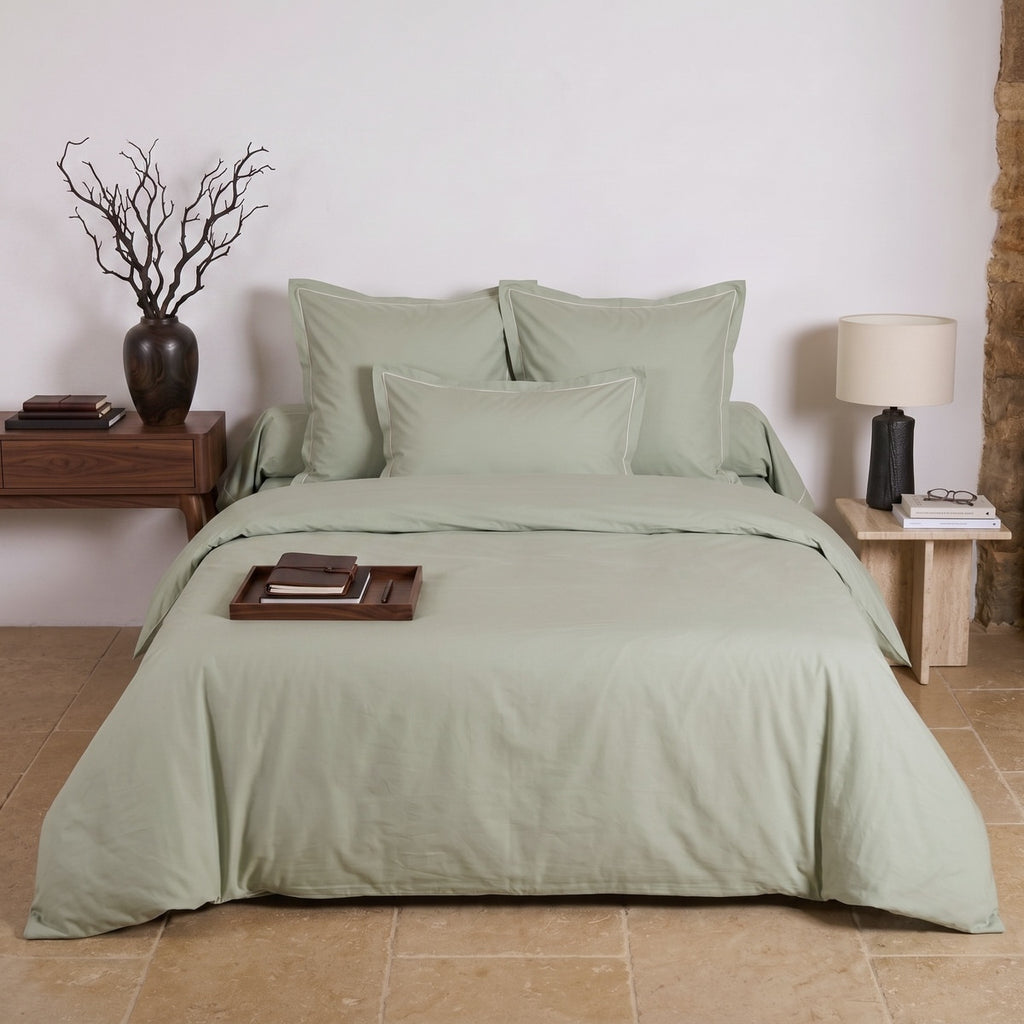 Uni Percale - Drap Housse - Mousse