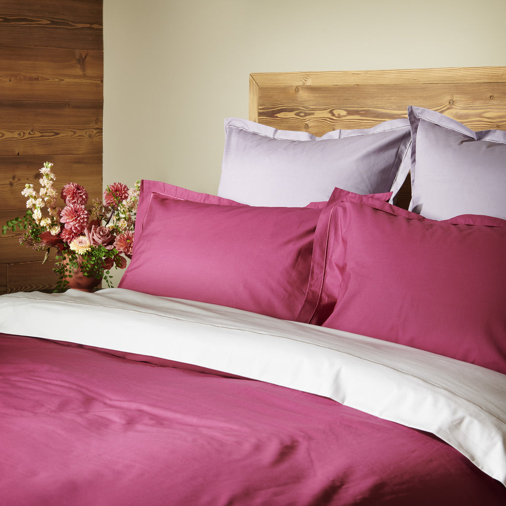 Uni Percale - Drap - Lie De Vin