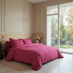 Uni Percale - Drap - Framboise