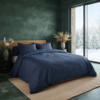 Uni Percale - Drap - Marine