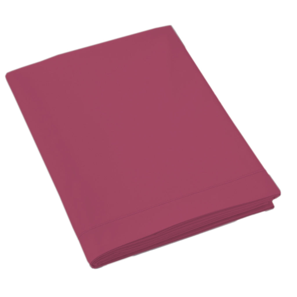 Uni Percale - Drap - Lie De Vin