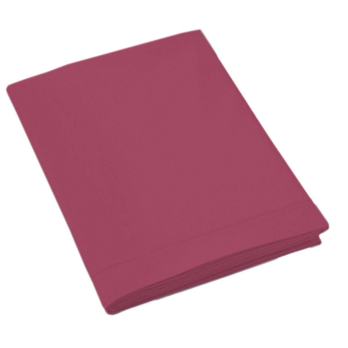 Uni Percale - Drap - Lie De Vin
