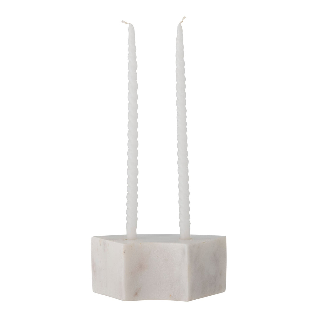 Florida - Set of 4 Candle Holders - White - Marble