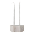 Florida - Set of 4 Candle Holders - White - Marble