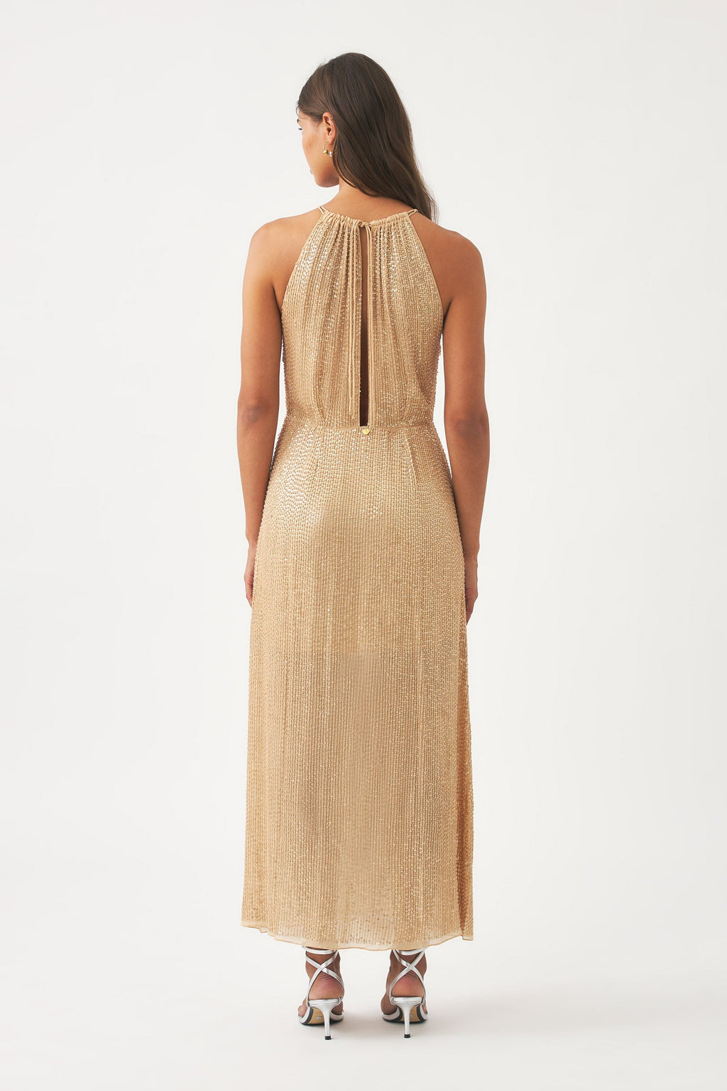 Dune Long Dress - Nude