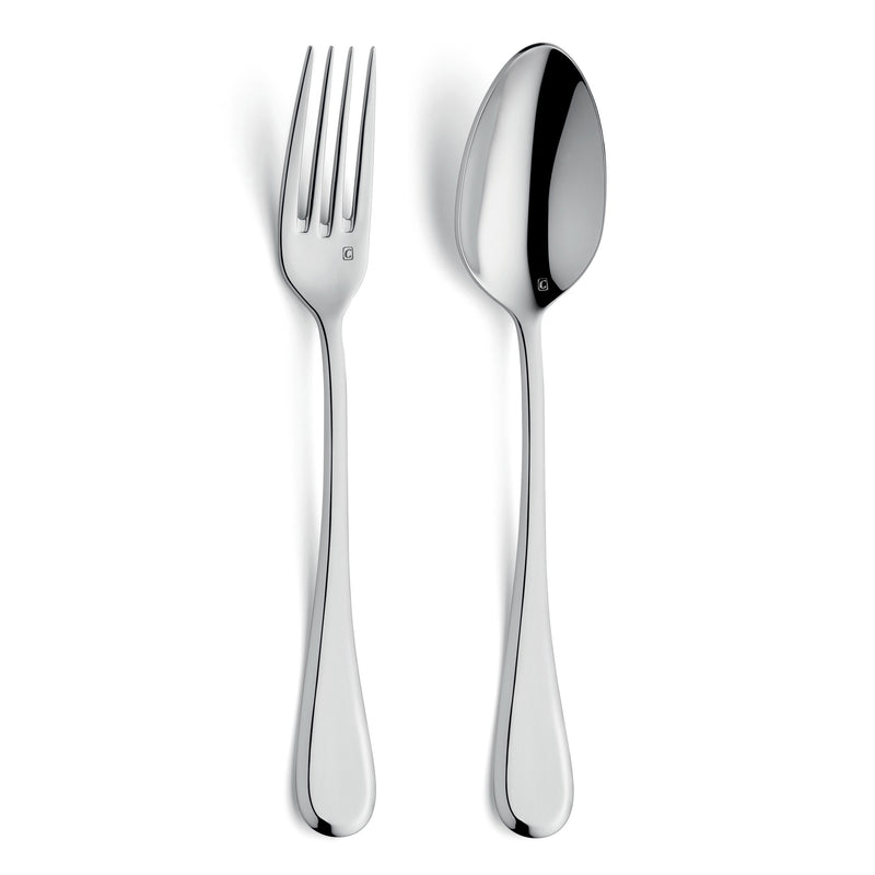 Dunes - Set 2 Couverts De Service - Acier Inoxydable - Inox