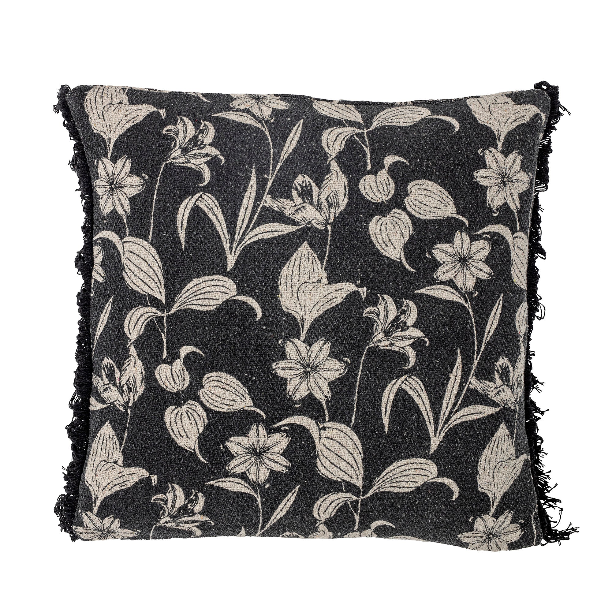 Mali - Cushion - Black - Recycled Cotton