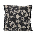 Mali - Set of 2 Cushions - Black - Recycled Cotton