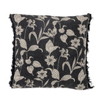 Mali - Set of 2 Cushions - Black - Recycled Cotton