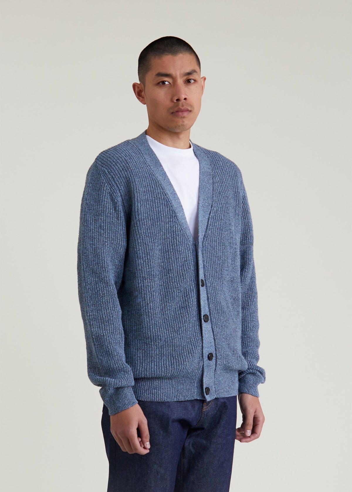 Cardigan Como – Bleu Orage