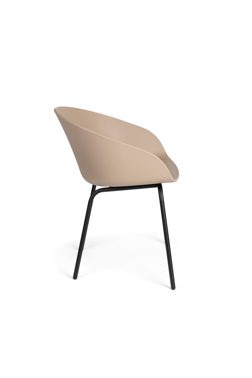 Void - Fauteuil De Salle À Manger - Plastique polypropylène - Marron Latte