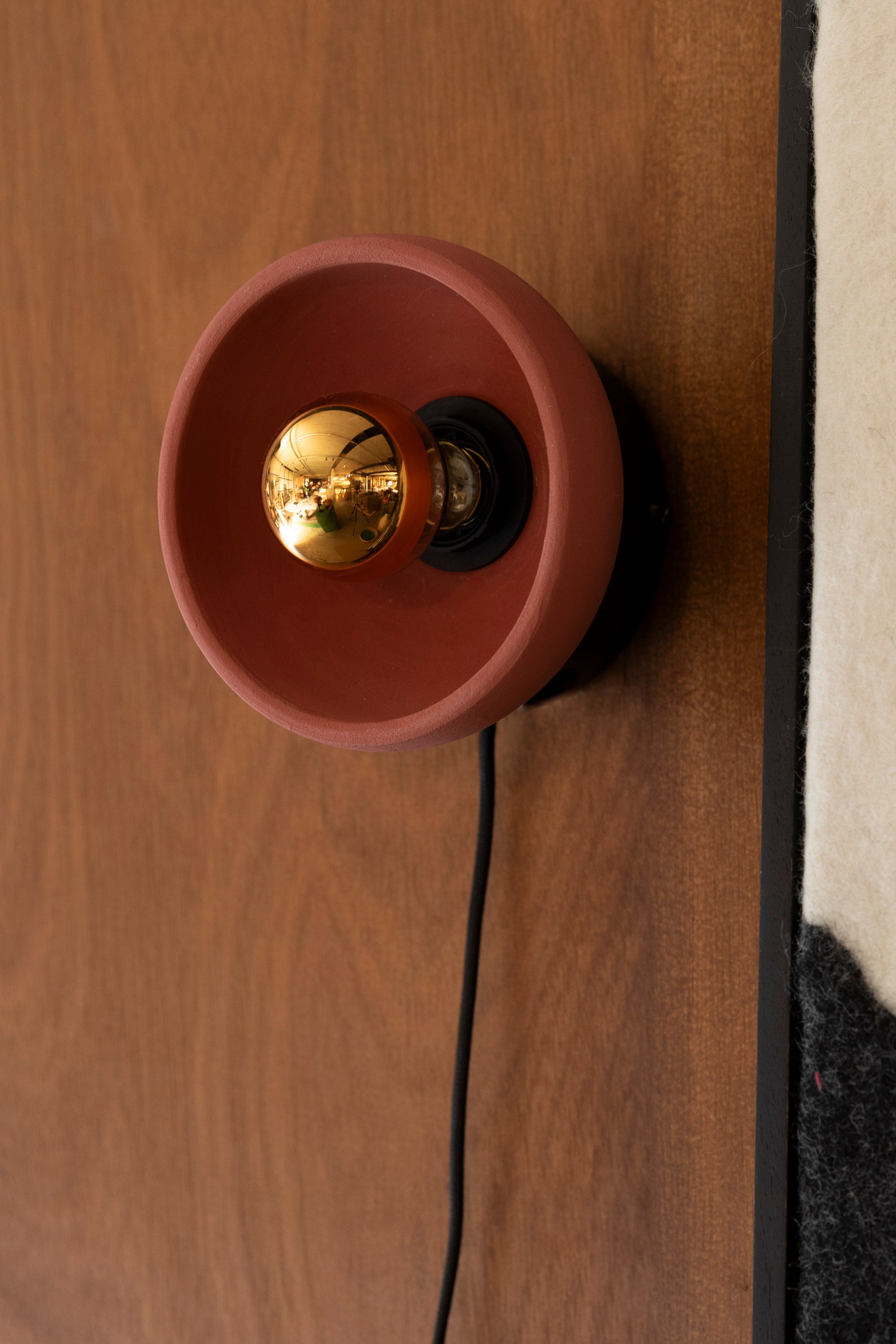 Zahra - Wall Lamp - Ceramic - Red