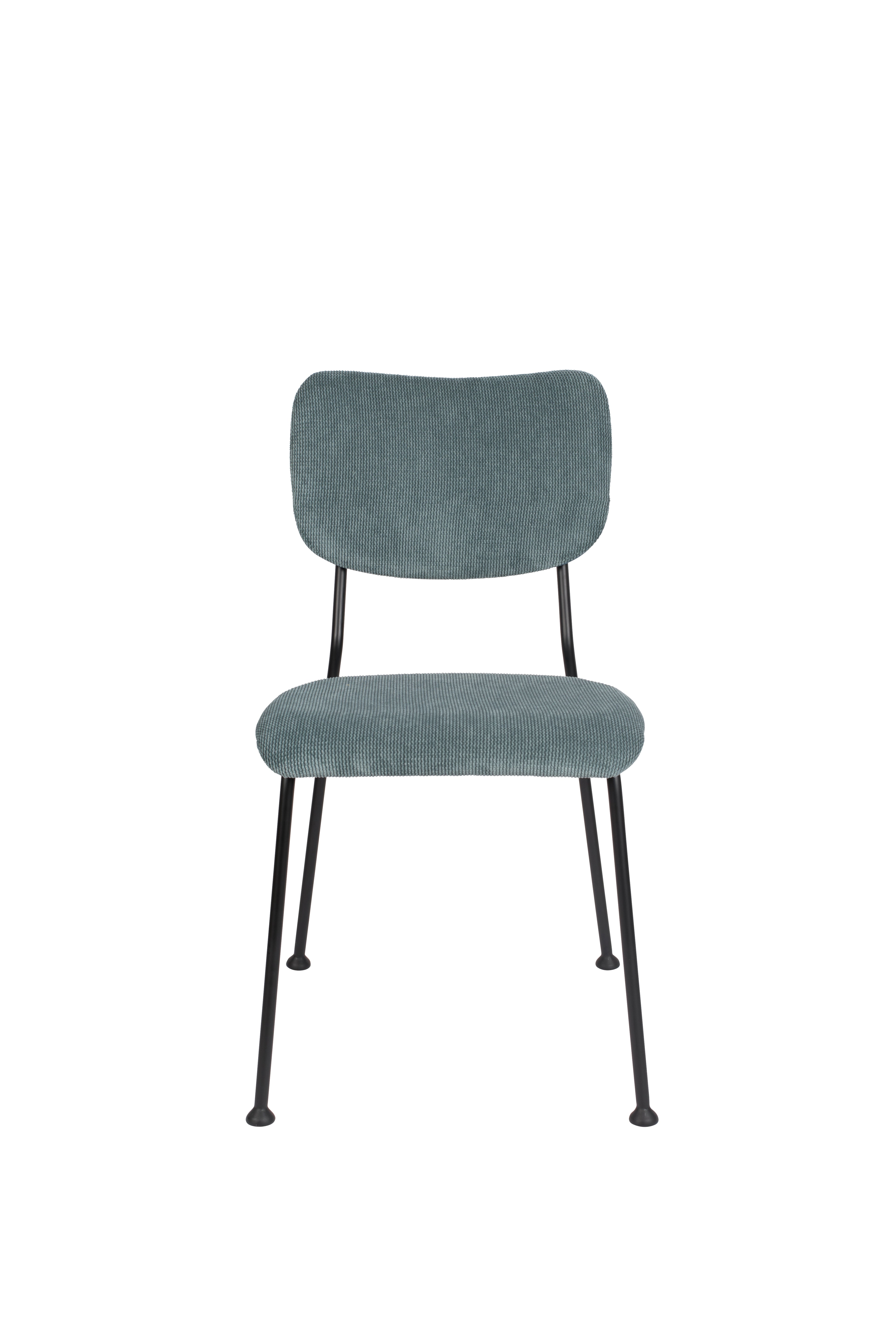 Benson - Dining Chair - Fabric - Grey/Blue