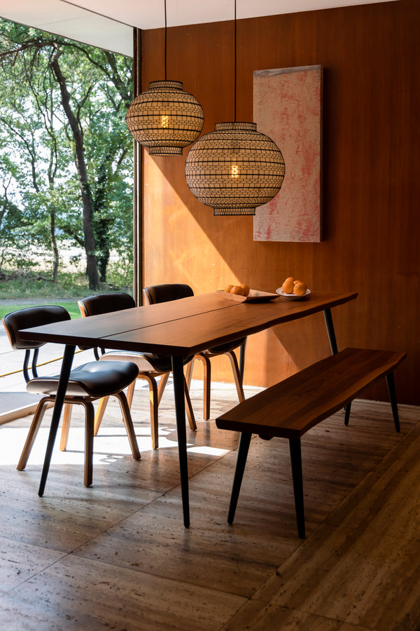 Alagon - Table De Salle À Manger - Bois - Noyer/Marron