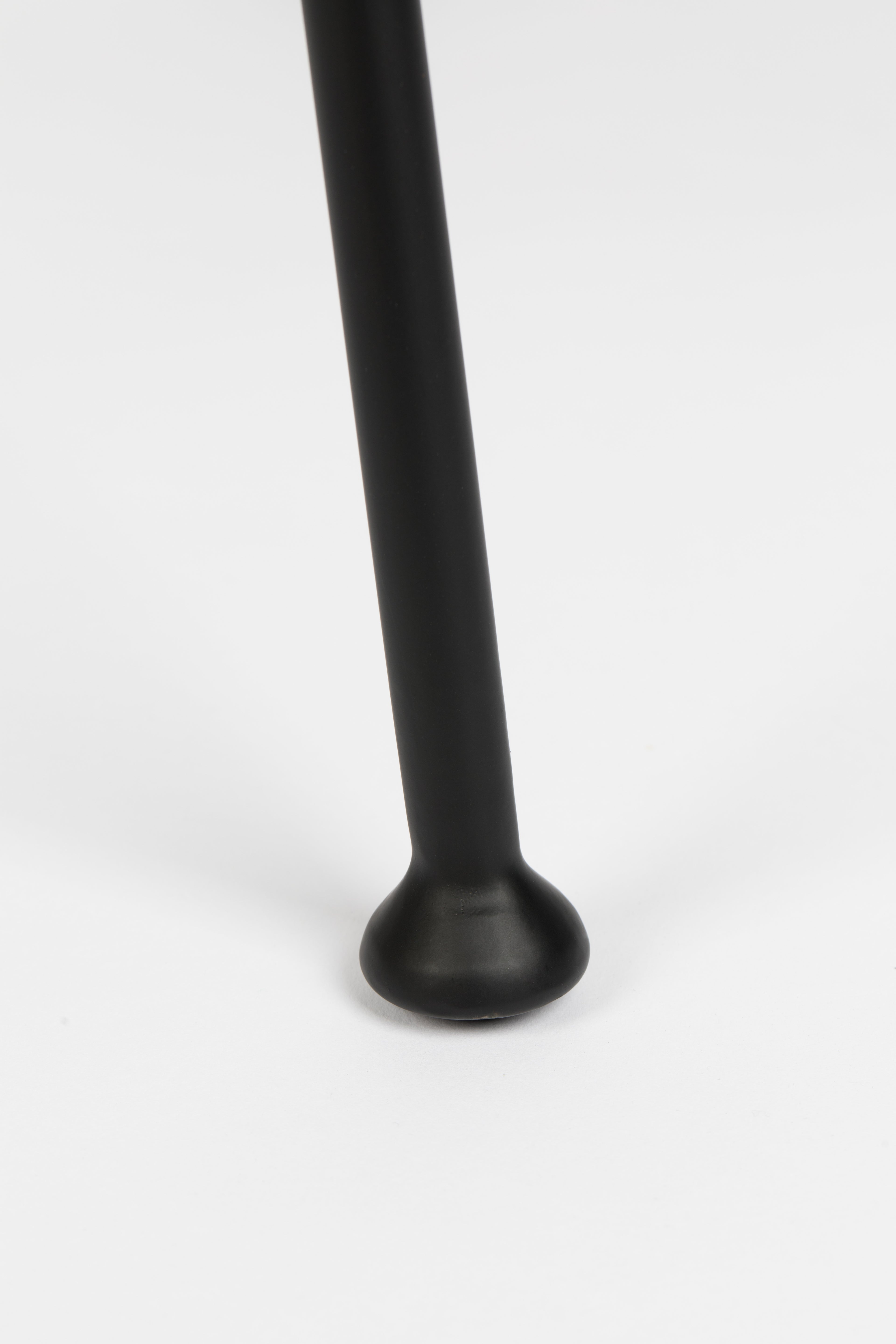 Benson 64,5 cm - Juego de 2 taburetes de bar y mostrador - Tela - Azul oscuro