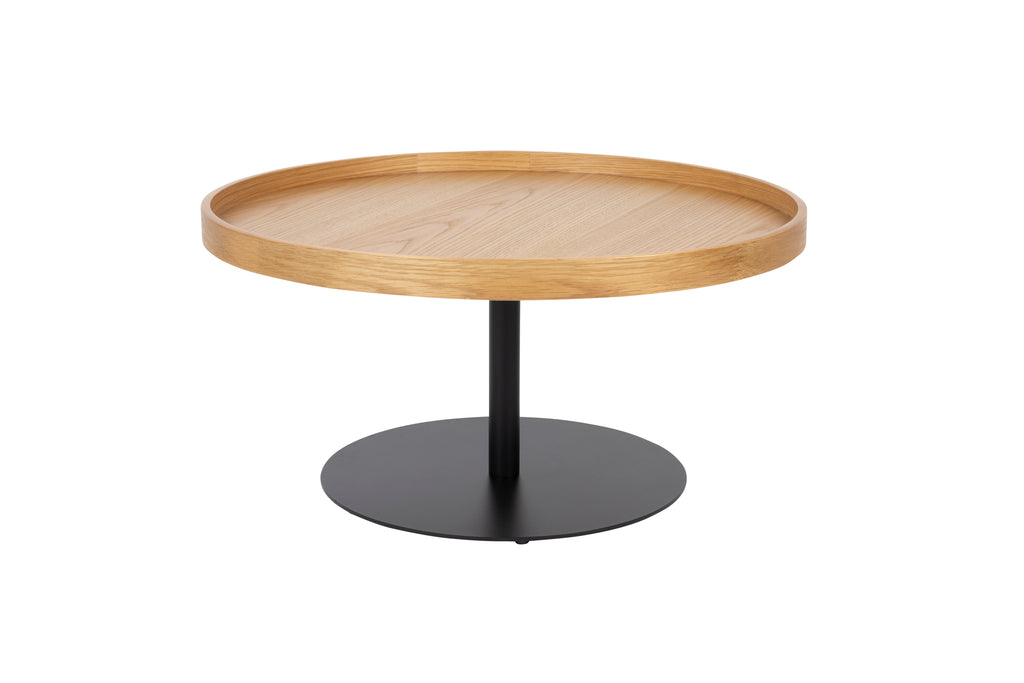 Yuri L - Table D'Appoint - Placage de chêne - Chêne/Marron