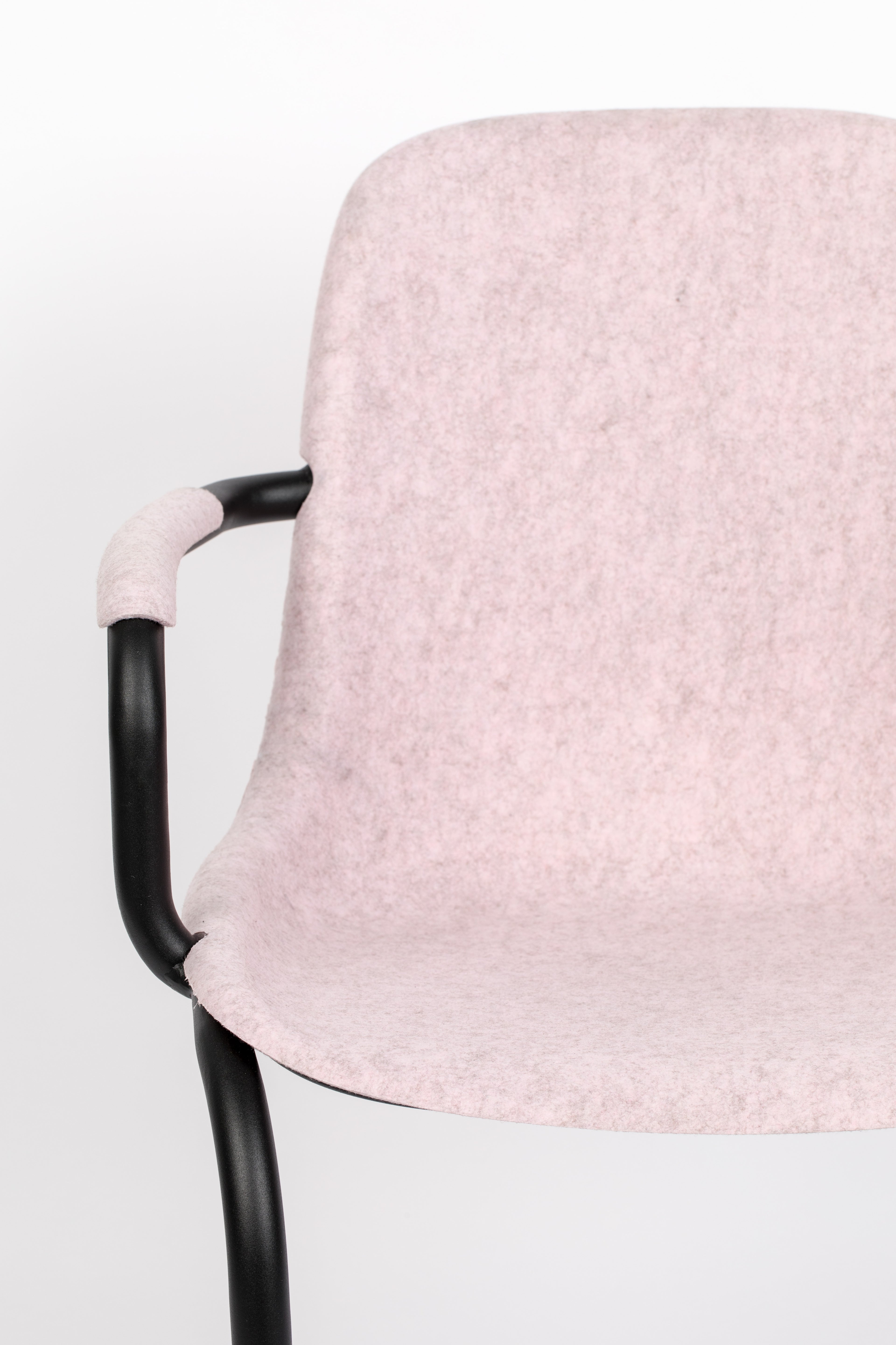 Thirsty - Lot De 2 Fauteuils De Salle À Manger - Plastique recyclé - Rose Pâle